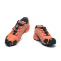 Salomon Speedcross 4 Trail Running In Orange Black Shoe For Women
