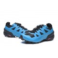 Salomon Speedcross 5 GTX Trail Running In Black Blue Shoe For Men