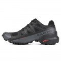 Salomon Speedcross 5 GTX Trail Running In Black Deep Gray Shoe For Men