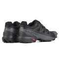 Salomon Speedcross 5 GTX Trail Running In Black Deep Gray Shoe For Men