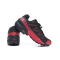 Salomon Speedcross 5 GTX Trail Running In Black Red Shoe For Men