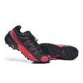 Salomon Speedcross 5 GTX Trail Running In Black Red Shoe For Men