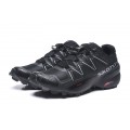 Salomon Speedcross 5 GTX Trail Running In Black Silver Shoe For Men