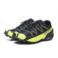 Salomon Speedcross 5 GTX Trail Running In Black Yellow Shoe For Men
