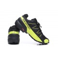 Salomon Speedcross 5 GTX Trail Running In Black Yellow Shoe For Men