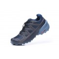 Salomon Speedcross 5 GTX Trail Running In Deep Blue Gray Shoe For Men