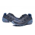 Salomon Speedcross 5 GTX Trail Running In Deep Blue Gray Shoe For Men