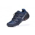 Salomon Speedcross 5 GTX Trail Running In Deep Blue White Shoe For Men