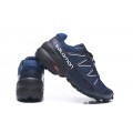 Salomon Speedcross 5 GTX Trail Running In Deep Blue White Shoe For Men