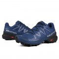 Salomon Speedcross 5 GTX Trail Running In Deep Blue Shoe For Men