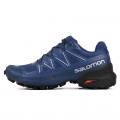 Salomon Speedcross 5 GTX Trail Running In Deep Blue Shoe For Men
