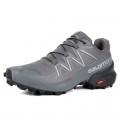 Salomon Speedcross 5 GTX Trail Running In Full Gray Shoe For Men