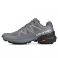 Salomon Speedcross 5 GTX Trail Running In Full Gray Shoe For Men