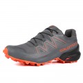 Salomon Speedcross 5 GTX Trail Running In Orange Gray Shoe For Men