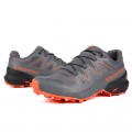 Salomon Speedcross 5 GTX Trail Running In Orange Gray Shoe For Men