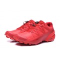 Salomon Speedcross 5 GTX Trail Running In Red Shoe For Men