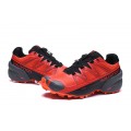 Salomon Speedcross 5 GTX Trail Running In Red Black Shoe For Men