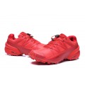 Salomon Speedcross 5 GTX Trail Running In Red Shoe For Men