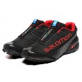 Salomon Speedcross 5M Running In Black Red Shoes For Men