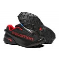 Salomon Speedcross 5M Running In Black Red Shoes For Men