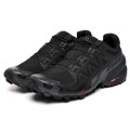 Salomon Speedcross 6 Trail Running Black Gray Shoes For Men