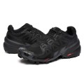 Salomon Speedcross 6 Trail Running Black Gray Shoes For Men