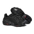 Salomon Speedcross 6 Trail Running Black Gray Shoes For Men