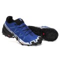 Salomon Speedcross 6 Trail Running Blue White Shoes For Men