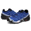 Salomon Speedcross 6 Trail Running Blue White Shoes For Men