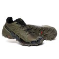 Salomon Speedcross 6 Trail Running Gray Black Shoes For Men