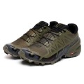 Salomon Speedcross 6 Trail Running Gray Black Shoes For Men