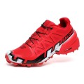 Salomon Speedcross 6 Trail Running Red White Black Shoes For Men