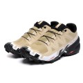 Salomon Speedcross 6 Trail Running Sand White Black Shoes For Men