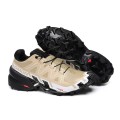 Salomon Speedcross 6 Trail Running Sand White Black Shoes For Men