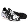 Salomon Speedcross 6 Trail Running White Black Shoes For Men