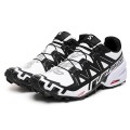 Salomon Speedcross 6 Trail Running White Black Shoes For Men