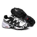 Salomon Speedcross 6 Trail Running White Black Shoes For Men