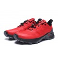 Salomon Speedcross GTX Trail Running In Red Black Shoe For Men