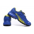 Salomon Speedcross Pro 2 Trail Running In Blue Yellow Shoe For Men