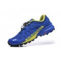 Salomon Speedcross Pro 2 Trail Running In Blue Yellow Shoe For Men