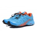 Salomon Speedcross Pro 2 Trail Running In Lack Blue Orange Shoe For Women