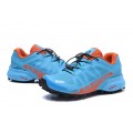 Salomon Speedcross Pro 2 Trail Running In Lack Blue Orange Shoe For Women