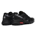 Salomon Speedcross Pro Contagrip In Black Silver Shoe For Men