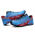 Salomon Speedcross Pro Contagrip In Blue Red Shoe For Men