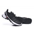 Salomon Supercross Trail Running Black White Shoes For Men