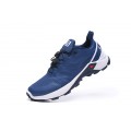 Salomon Supercross Trail Running Blue Shoes For Men