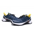Salomon Supercross Trail Running Dark Blue Shoes For Men