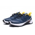 Salomon Supercross Trail Running Dark Blue Shoes For Men
