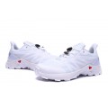 Salomon Supercross Trail Running White Shoes For Men
