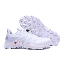 Salomon Supercross Trail Running White Shoes For Men